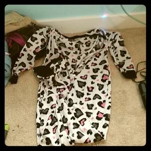 Cow onsie with hearts